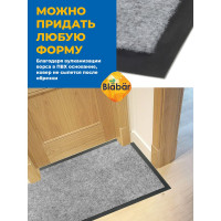 Влаговпитывающий коврик Бацькина баня Tuff 40x60 см, серый 92132