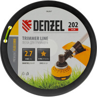 Леска FLEX CORD звезда 2.7 мм, 202 м, на DIN катушке для триммера Denzel 96287