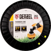 Леска FLEX CORD звезда 2.7 мм, 202 м, на DIN катушке для триммера Denzel 96287