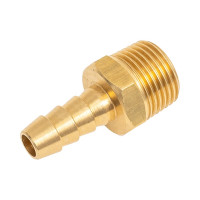 Штуцер с наружной резьбой 3/8M для шланга с внутренним диаметром 8 мм SHPI P-20