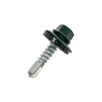 Кровельный саморез Качественный крепеж зеленый мох 5,5х25 150 шт 0500113 КЧ