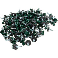 Кровельный саморез Качественный крепеж зеленый мох 5,5х25 150 шт 0500113 КЧ