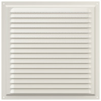 Решетка вентиляционная стальная с сеткой (300x300 мм; слоновая кость) ERA 3030МЭ 89-053
