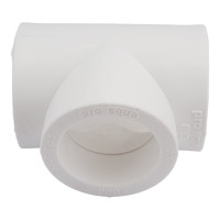 Тройник PRO AQUA PP-R белый 63 мм PA14018Pb
