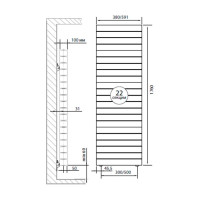 Радиатор Royal Thermo PianoForte Tower new/Silver Satin - 22 секц. НС-1176350