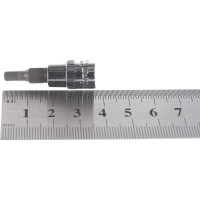 Насадка торцевая 1/4"DR с вставкой-битой шестигранной, H4 Ombra 114204