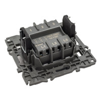 Тройной выключатель ЭРА 14-1107-05 10АХ-250В, IP20, Elegance, антрацит Б0034254