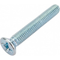 Винт Качественный КРЕПЕЖ потай с метр. резьбой, DIN 965, 6x40, 60 шт 0200891 КЧ