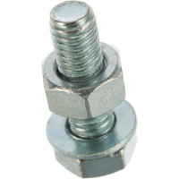 Болт с ш/г полная резьба DIN 933 Качественный КРЕПЕЖ набор 6х20 80 шт 0301007 КЧ