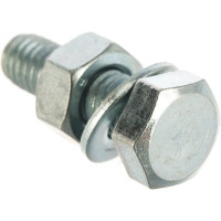 Болт с ш/г полная резьба DIN 933 Качественный КРЕПЕЖ набор 6х20 80 шт 0301007 КЧ