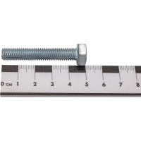 Болт с ш/г полная резьба DIN 933 Качественный КРЕПЕЖ набор 8х45 30 шт 0301041 КЧ