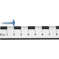 Прессшайба Качественный КРЕПЕЖ 4.2х19 мм, синяя RAL 5005, острая, 220 шт 0200255 КЧ