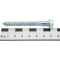 Шуруп с шестигранной головкой Качественный КРЕПЕЖ 8х70, 65 шт. 0500559 КЧ