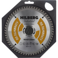 Диск пильный Hilberg Industrial Ламинат 180x20x60Т HL180