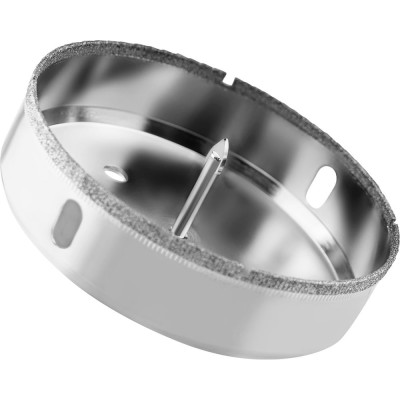 Коронка с центрирующим сверлом по стеклу и керамике (110х55 мм) Vertextools 336-110-55