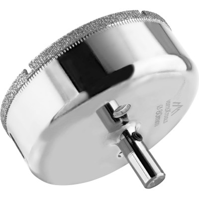 Коронка с центрирующим сверлом по стеклу и керамике (80х31 мм) vertextools 336-80-55