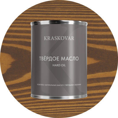Масло твёрдое повышенной прочности Kraskovar Можжевельник 0,75л 1670