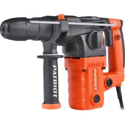 Перфоратор PATRIOT RH 327 SDS+, мощность 1350 Вт, 4.7 Дж, 3 режима работы, макс.диаметр 30мм, набор буров и долот, глубиномер, кейс 140301337