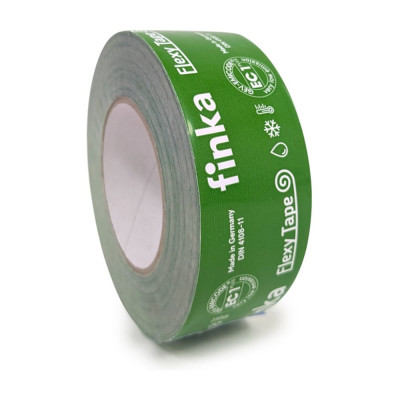Клейкая лента Finka Flexy Tape 50 ммх25 м для склейки мембраны и пароизоляции, армированная FFT5025
