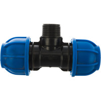 Тройник с наружной резьбой UNIO 25x3/4x25 77025000025M034b