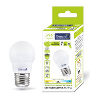 Светодиодная лампа General Lighting Systems Шарик G45F-7W-E27-639800