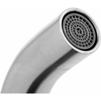 Смеситель для кухни мойки Haiba поворотный с высоким изливом, нержавеющая сталь HB71304-4