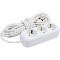 Удлинитель STEKKER 3 гнезда с/з 3x0,75,  7м, серия Home HM01-31-07 ,Ухз-10 39216
