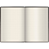 Блокнот BRAUBERG Black Jack малый формат, 100x150 мм, А6, 128 л, гладкий кожзам, резинка, клетка 125243