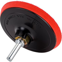 Круг шлифовальный резиновый с липучкой и переходником 125 мм ON 19-08-125