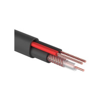 Кабель видеонаблюдения CADENA КВК-П-2 2х0,5мм, 200м, черный СТ KVK-P2-2x0.5CADСТ