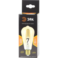 Филаментная лампа ЭРА FLED ST64-7W-824-E27 gold, золото, 7 Вт, теплая, E27, 20/960 Б0047664