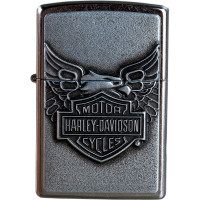 Зажигалка Zippo Harley-Davidson, с покрытием Street Chrome, 38x13x57 мм, 20230