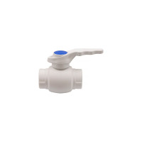 Шаровой кран VRT 25, ручка, PP-R EVER plast, белый 540414