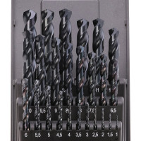 Набор сверл по металлу (25 шт; 1-13 мм; HSSE-Co8 TiALN; DIN 338 тип VA) Ruko 281215EFRO