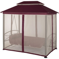 Беседка-качели Удачная Мебель Пальмира винные A31BL.T02