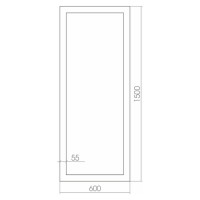 Зеркало mixline Эфес 600х1500 537439