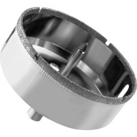Коронка с центрирующим сверлом по стеклу и керамике (80х31 мм) vertextools 336-80-55