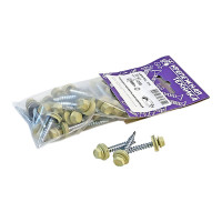 Кровельный саморез крепежная техника слоновая кость, 4,8x35, ral 1014, 25 шт. 11258