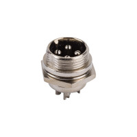 Разъем MIC16 4P штекер Pro Legend металл на корпус, PL2208