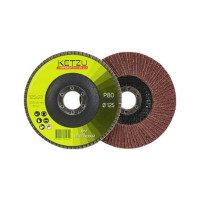 Круг лепестковый (125x22 мм, Р 80, 10 шт) KETZU 760488