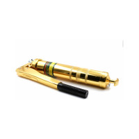 Шприц для консистентной смазки HQ-mech 900 мл, рычажно-плунжерный, 2 плунжера, покрытие gold 2 УТ000002061