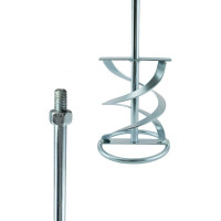 Насадка-венчик оцинкованная 160x600 мм, М14 для строительного миксера TORGWIN T361712/01