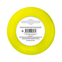 Корд триммерный на подвесе Classic line 2.4 мм, 12 м, желтый, круг DDE 908-931