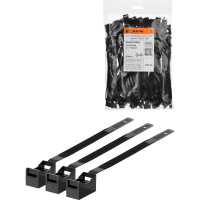 Ремешковый крепеж TDM ELECTRIC 7,6x165 черный, 100 шт. SQ0516-0303