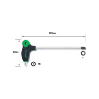 Ключ с L-образной ручкой TOPTUL TORX T30 AIED3020
