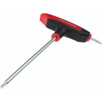 Ключ двусторонний JTC TORX с отверстием и Т-образной рукояткой T15H, 784815 189752