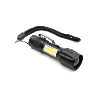 Ручной фонарь Сибирский следопыт АУР МИНИ, 1 LED и 1 COB, аккумулятор, 220В, USB, PF-PFL-L80