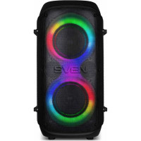 Портативная колонка SVEN АС PS-800 черная, 100 Вт, TWS, Bluetooth, FM, USB, microSD, LED-дисплей, 4400 мА*ч SV-021511