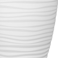 Горшок для цветов Idiland saffron 5.4 л, с поддоном, белый 692216103БЛ 221610329/01