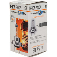 Автомобильная лампа Формула Света галогенная, H7 24V 70W, Px26d FGAL30000102523